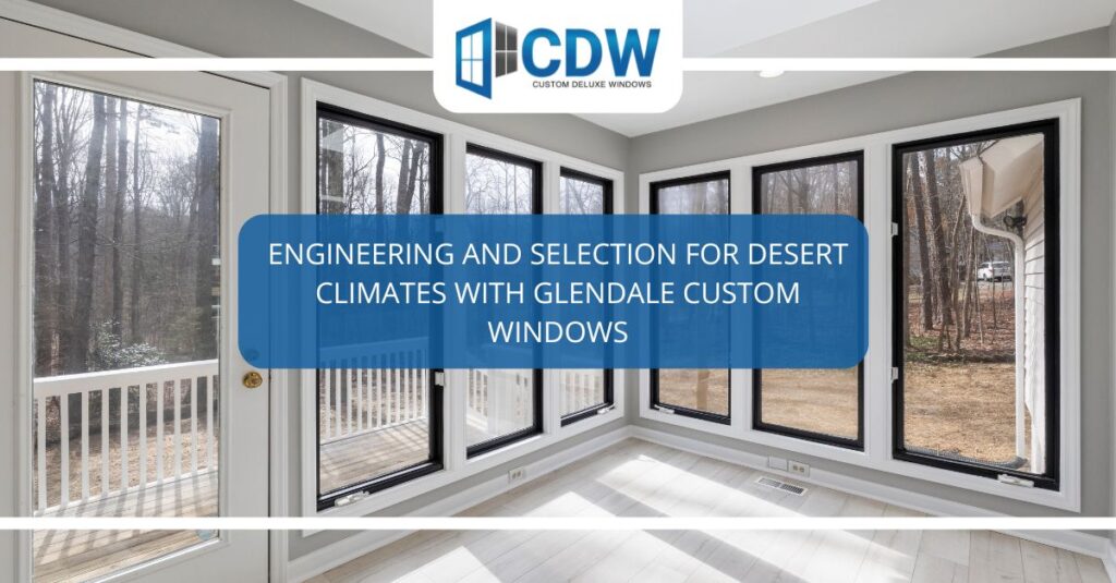 engineering and selection for desert climates with glendale custom windows