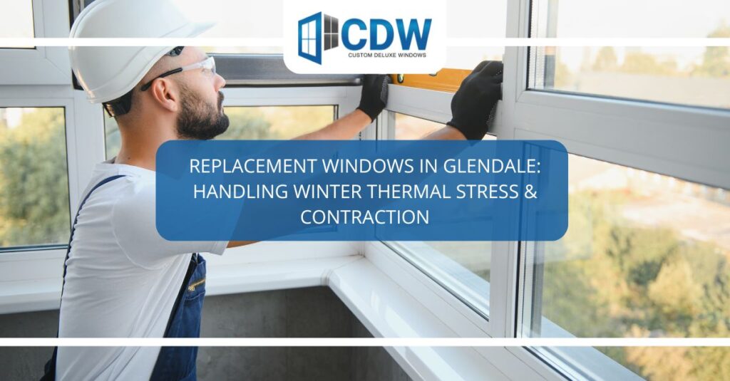 replacement windows in glendale handling winter thermal stress contraction