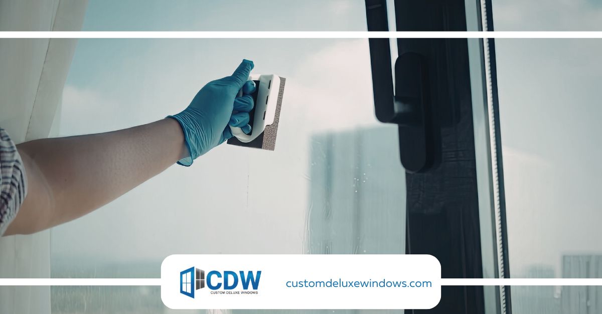 cleaning vinyl windows