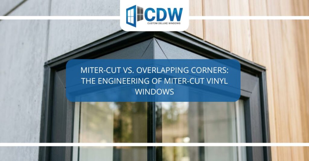 miter cut vs overlapping corners the engineering of miter cut vinyl windows
