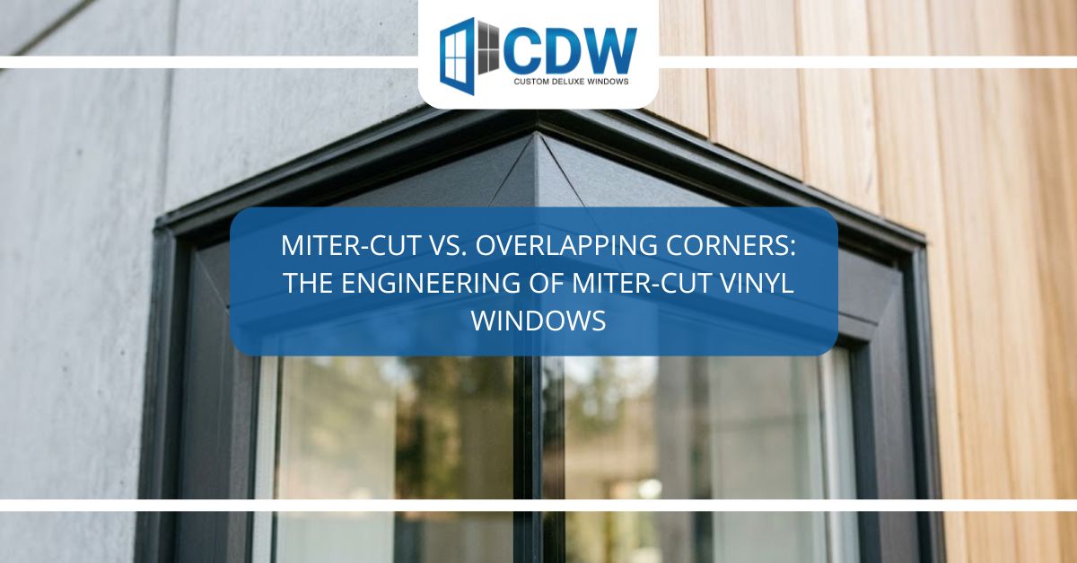 miter cut vs overlapping corners the engineering of miter cut vinyl windows