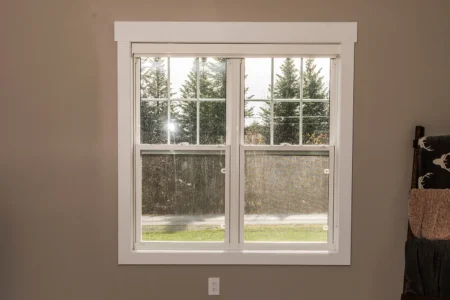 double hung window