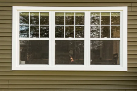 double hung window