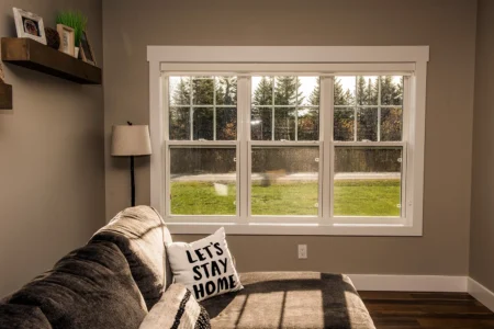 double hung window