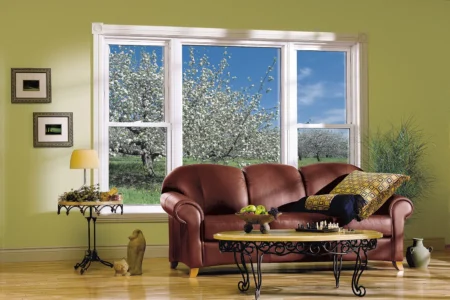 double hung window